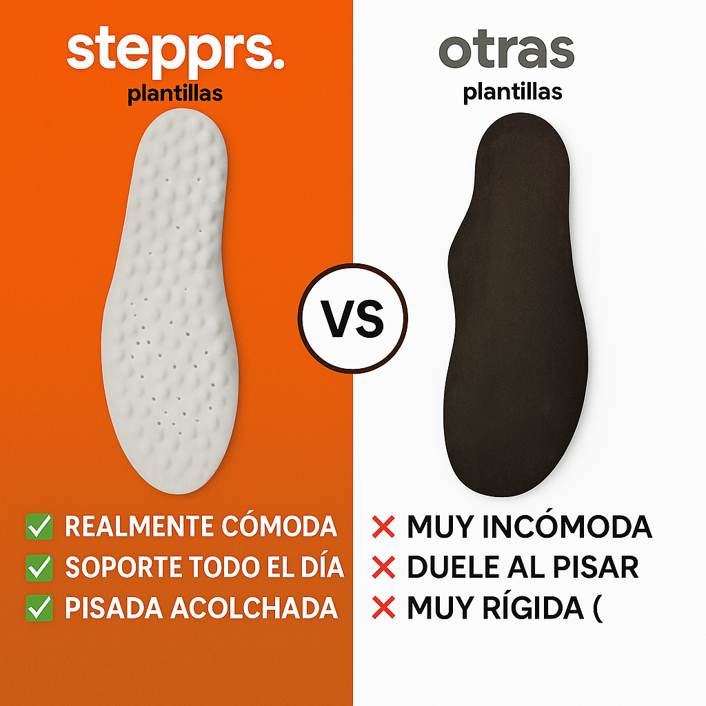STEPPRS PLANTILLAS PARA ALIVIO DIARIO