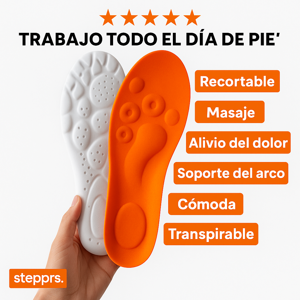 STEPPRS PLANTILLAS PARA ALIVIO DIARIO