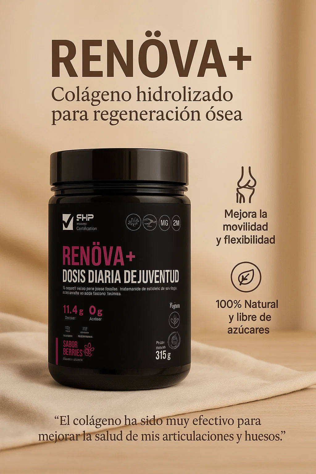RENÖVA + | DOSIS DIARIA DE JUVENTUD